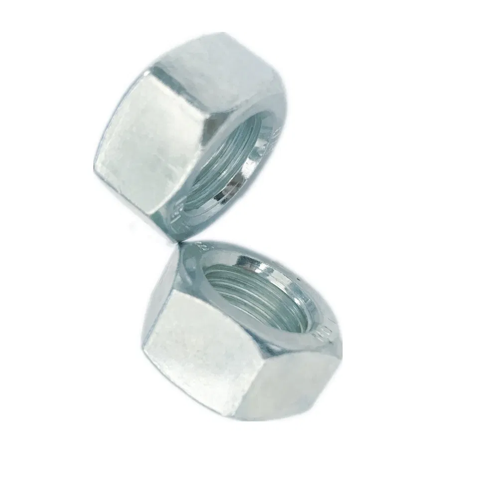 Aço Carbono M8 M10 M16 Grau 4.8 8.8 10.9 12.9 DIN 934 Porca Hexagonal