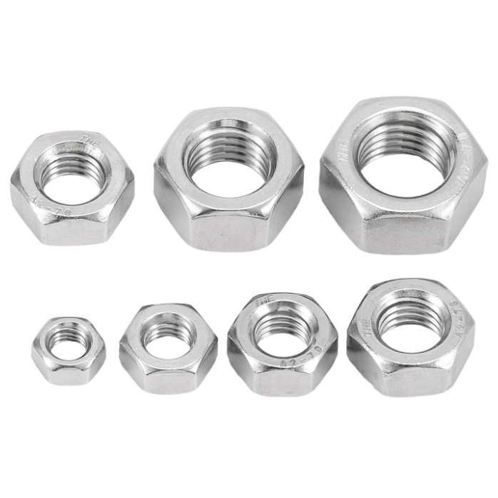 Parafuso de Alta Qualidade DIN934 Porca Hexagonal SS304 SS316 Porca Hexagonal de Aço Inoxidável