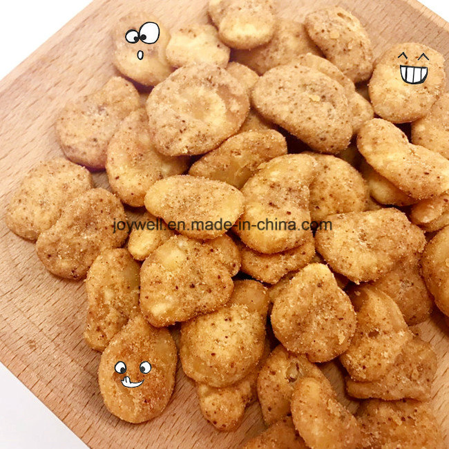 Atum Frito de Feijão Fava com Sabor de Pimenta Preta em Atacado, Serviço OEM em Embalagem a Granel