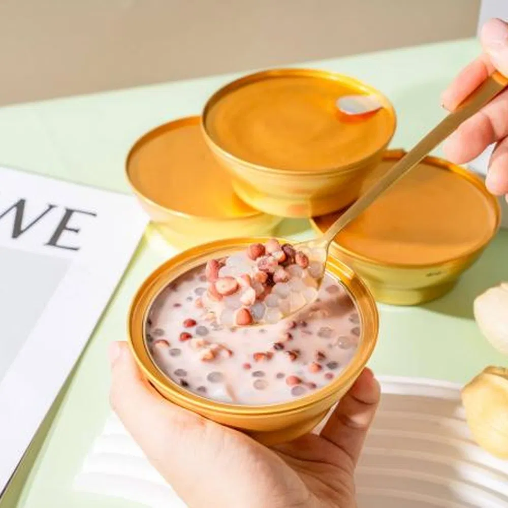 Sobremesa de Leite com Feijão Vermelho e Sagu 168g Pronta para Comer Lanche Funcional com Proteína Vegetal e Fibra Baixo em Açúcar Rótulo Limpo Comida Confortável para Nutrição Diária