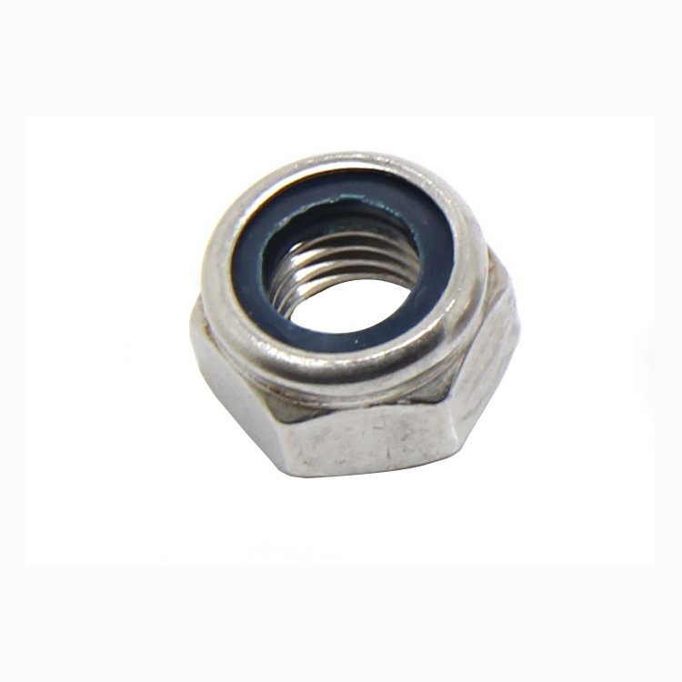 Porca de Aço Inoxidável 304 de Nylon Antifuga