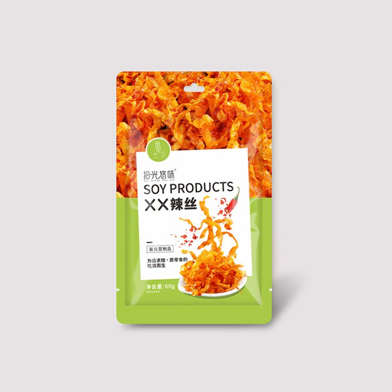 Produto de Feijão Saudável Snacks Picantes de Latiao 60g Da China