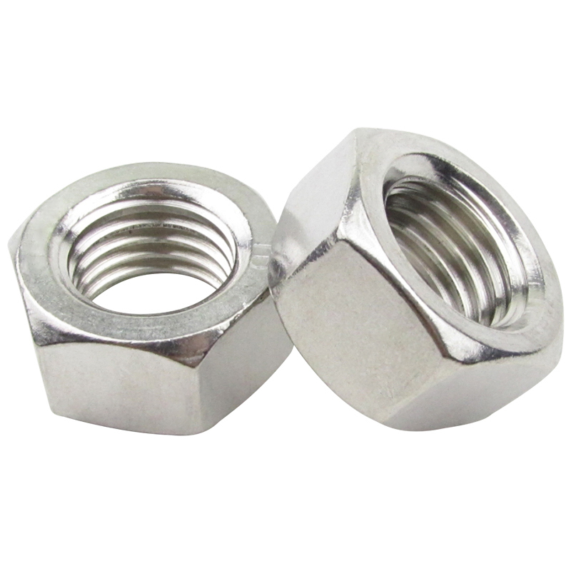 Parafuso de Alta Qualidade DIN934 Porca Hexagonal SS304 SS316 Porca Hexagonal de Aço Inoxidável