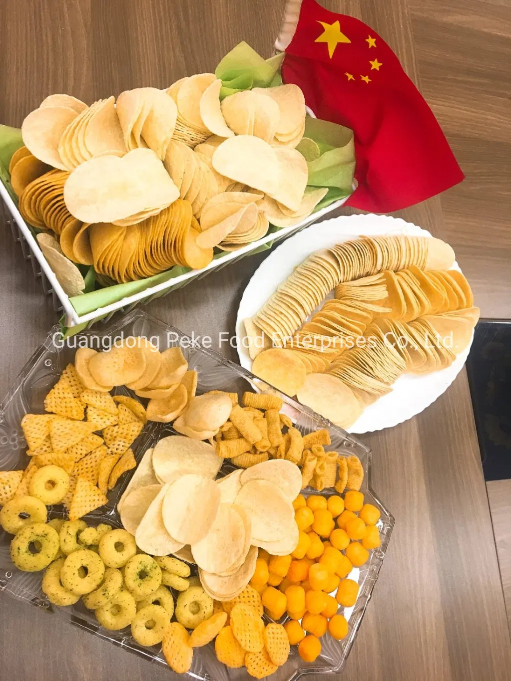 Parceiro de Vendas de Biscoitos - Batatas Fritas, Chips de Batata, Tortilhas, Chips de Milho, Alimentos Enlatados, Pipoca, Alimentos Inflados com Halal (APROVADO POR ISO/HACCP/BRC/FDA)