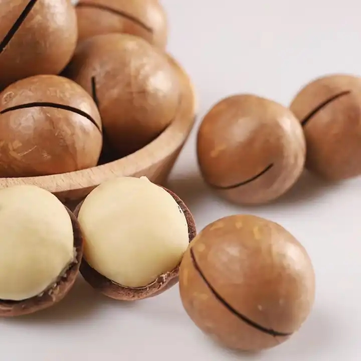Nozes de Macadâmia Torradas com Sabor, Grãos Sem Casca