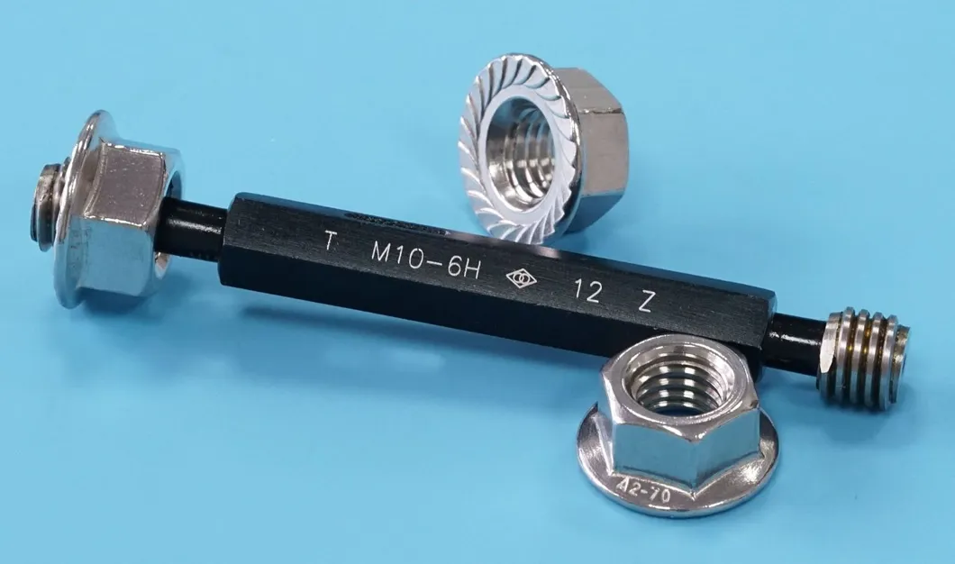 DIN6923 Porca de Aço Carbono e B18.2.2 Porcas Flange Serrilhadas Hexagonais de Aço Inoxidável