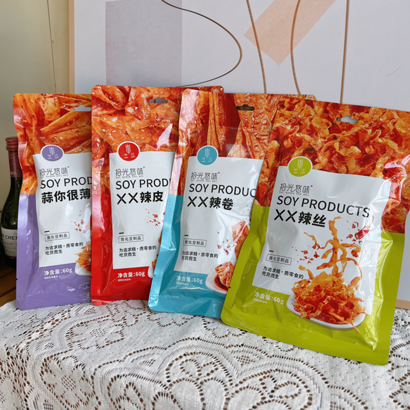Produto de Feijão Saudável Snacks Picantes de Latiao 60g Da China