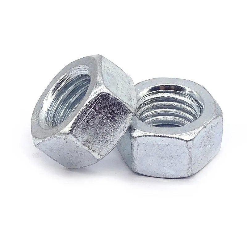 Fábrica DIN934 Aço Carbono Zincado Óxido Preto Amarelo Porca Hexagonal Hexagonal