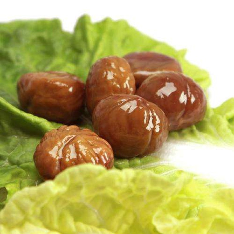 Castanha descascada assada congelada IQF à venda, alimento saudável, lanche para dieta de alta qualidade