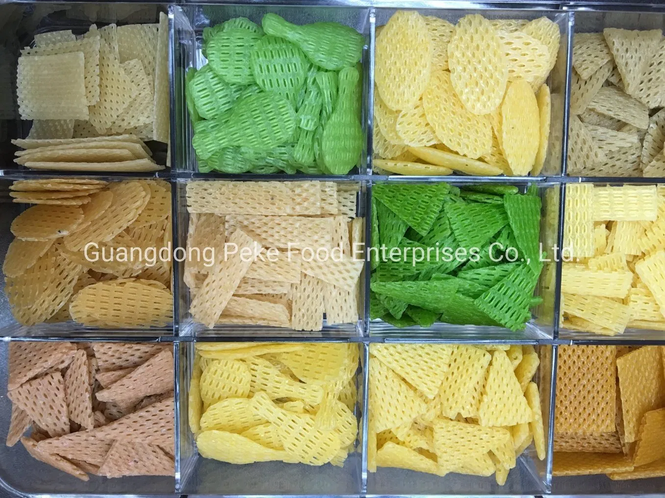 Pelota de Lanche (Aprovação HACCP/BRC/ISO/HALA/FDA/KOSHER) 3D Pelota de Lanche Semi Acabada com Batata, Milho, Farinha de Trigo, Grão-de-bico, Lentilha e Bases de Multigrãos com