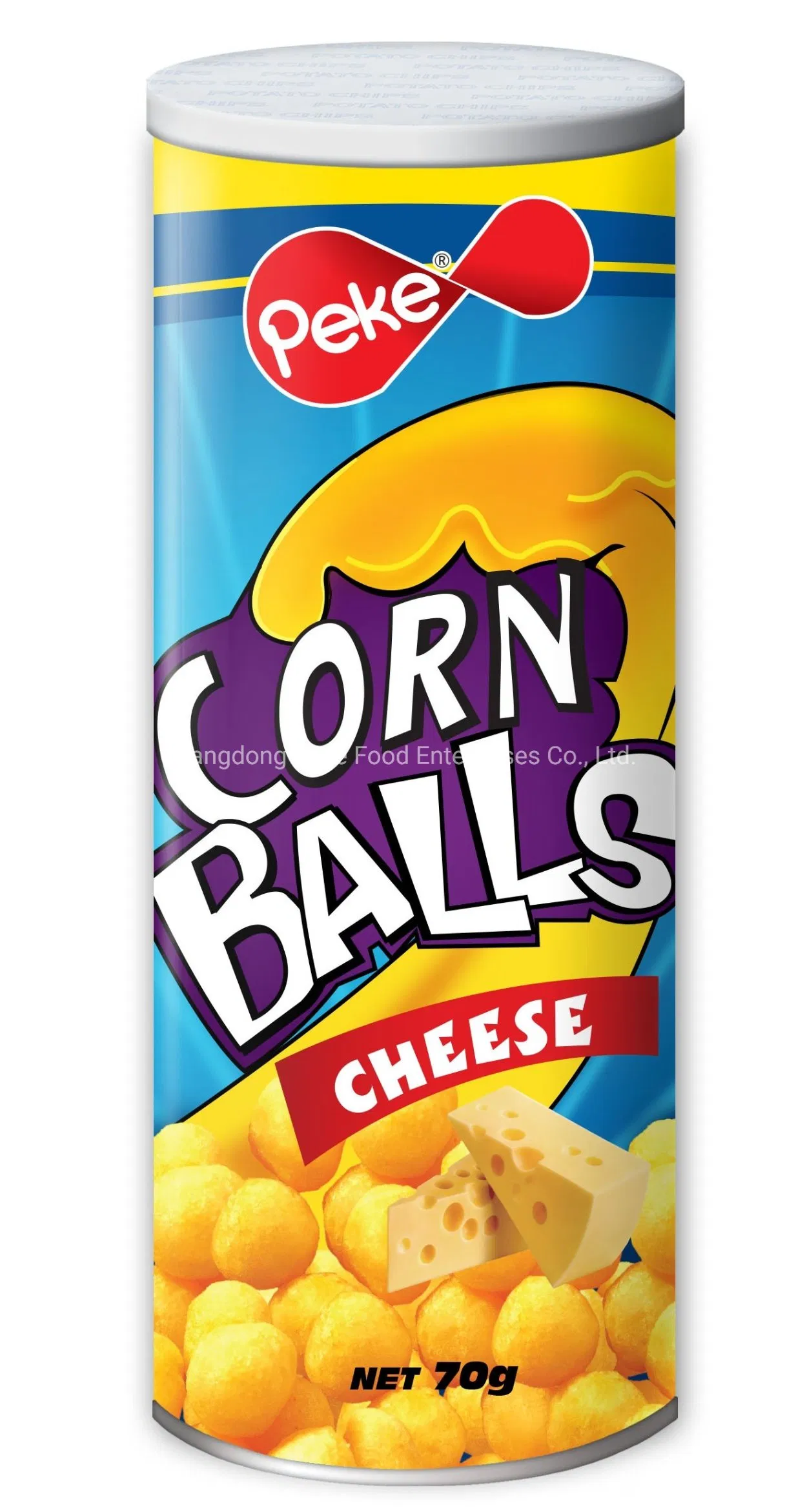 Alimentos Mercearia FMCG Lanches Snacks de Milho Extrudados Lanches Mais Saudáveis Bolinhas de Queijo