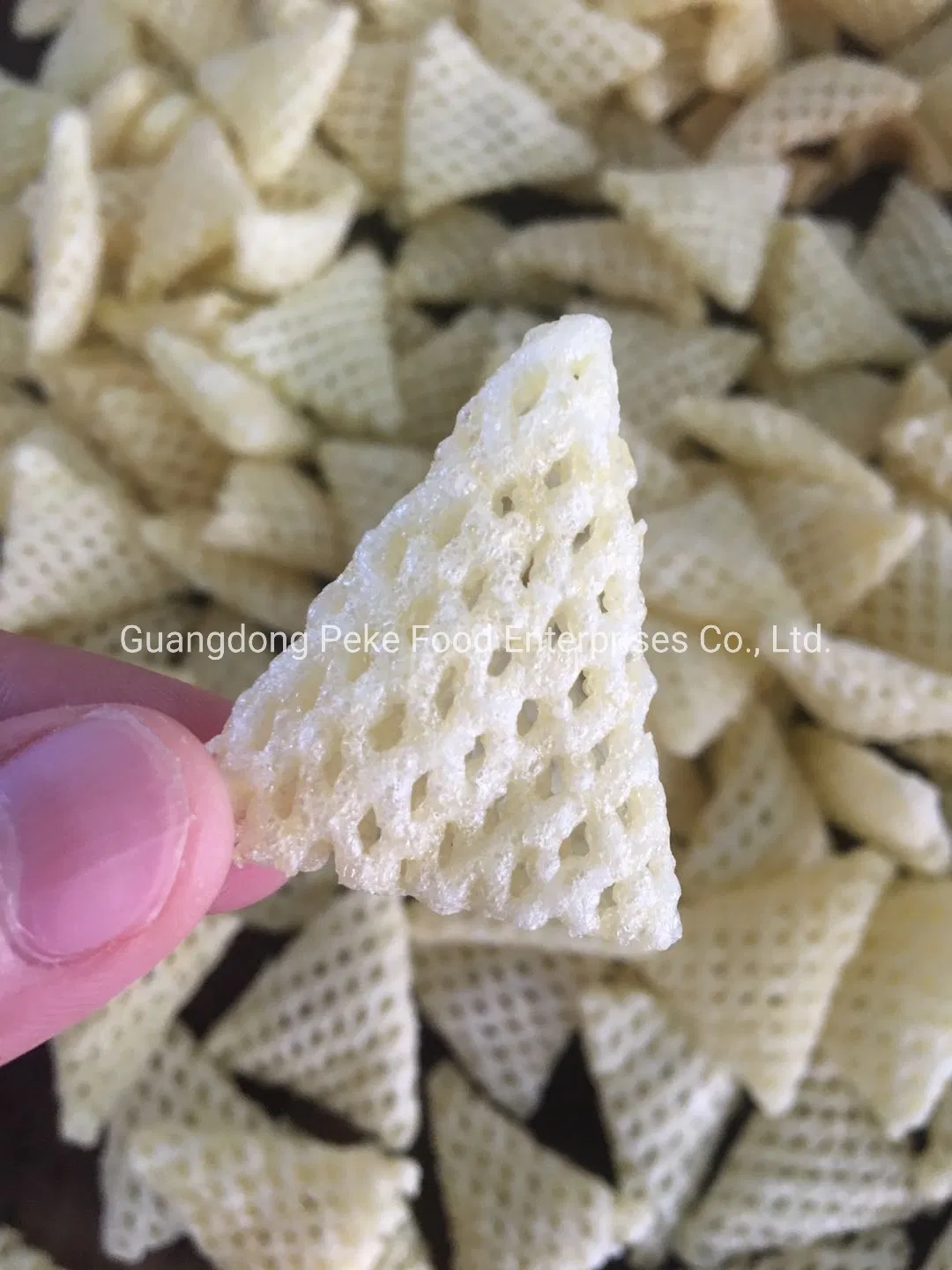 Máquina de Lanches - Triângulo Oval Palitinhos Retângulo Bugle Cone Petiscos de Camarão Pelota com Bases de Grãos Múltiplos (HACCP/Brc/ISO/Hala Kosher)
