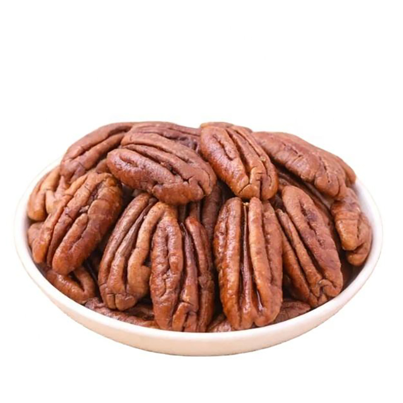 Núcleos de noz-pecã saudáveis e deliciosos, lanches naturais nutritivos em atacado