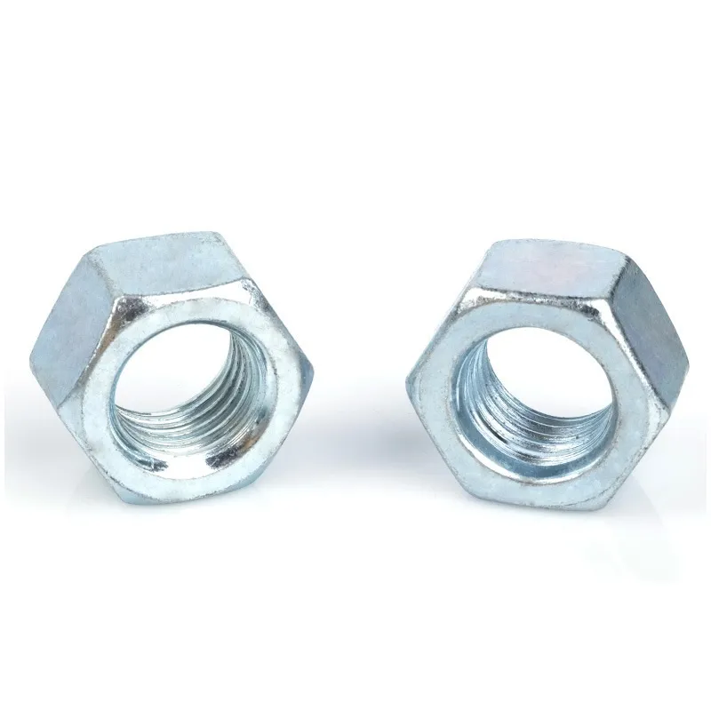 Fábrica DIN934 Aço Carbono Zincado Óxido Preto Amarelo Porca Hexagonal Hexagonal