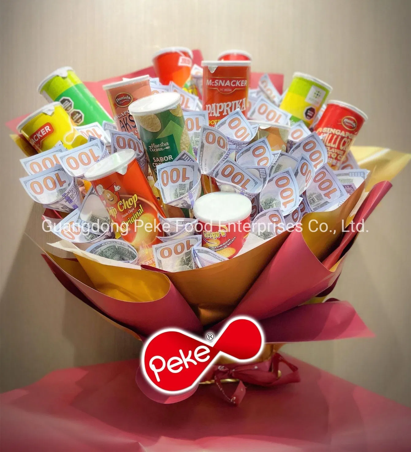 Parceiro de Vendas de Biscoitos - Batatas Fritas, Chips de Batata, Tortilhas, Chips de Milho, Alimentos Enlatados, Pipoca, Alimentos Inflados com Halal (APROVADO POR ISO/HACCP/BRC/FDA)