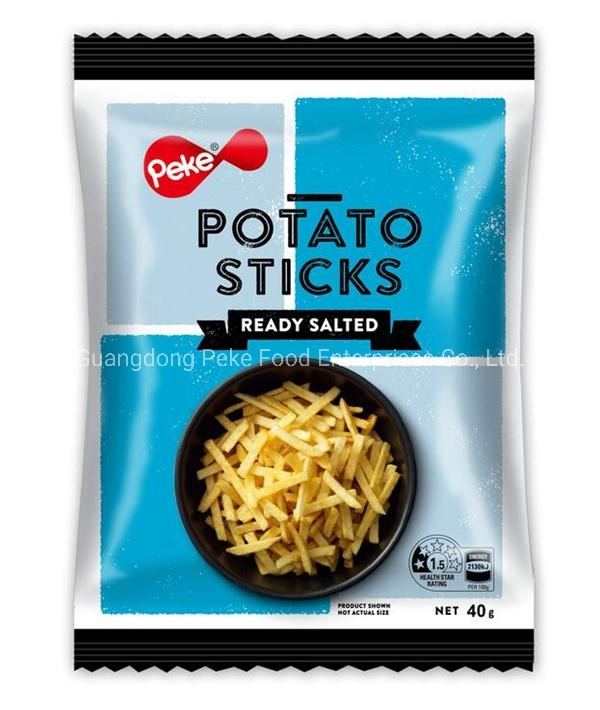 Alimentos Sal Marinho Cebolinha Pronto Salgado Fumando Churrasco/Ketchup Sal Vinagre Palitos de Batata Batatas Fritas Papas Fritas Papas (Aprovado pela FDA/IFS/BRC/HACCP/ISO)