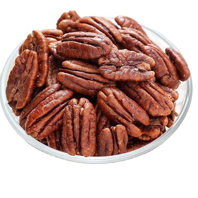 Núcleos de noz-pecã saudáveis e deliciosos, lanches naturais nutritivos em atacado