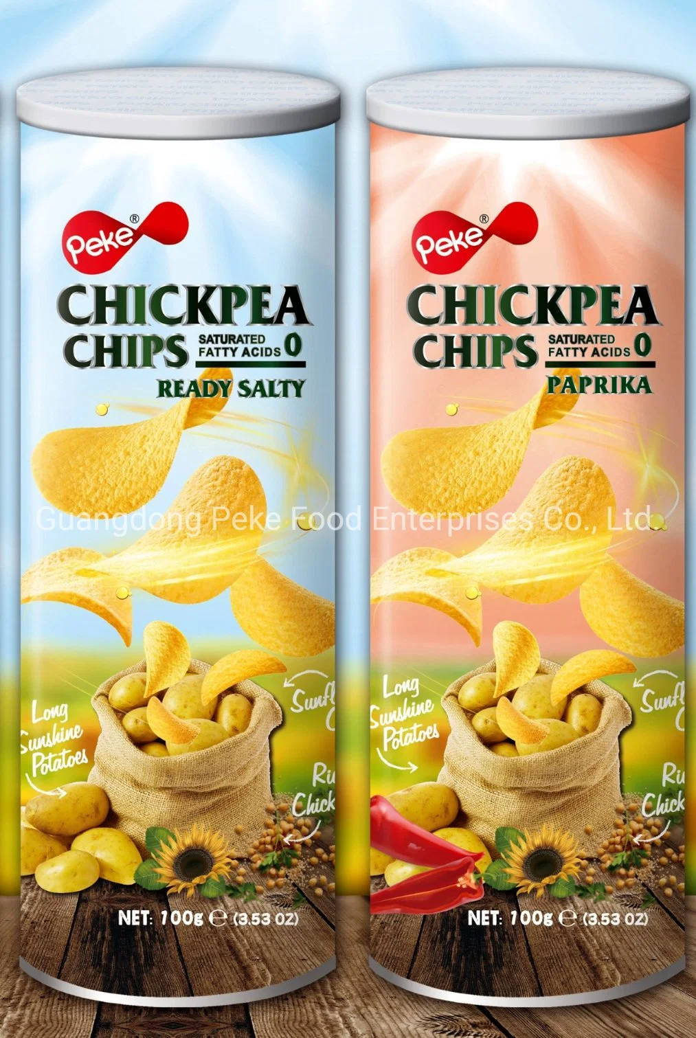 100g EU Lanches Leves Chips de Grão-de-Bico Chips de Lentilha Chips de Grãos Múltiplos Cereal Crocante (Cozinhar em óleo de girassol) com Gordura Saturada com 2-3G, Colesterol Livre de Gordura Trans