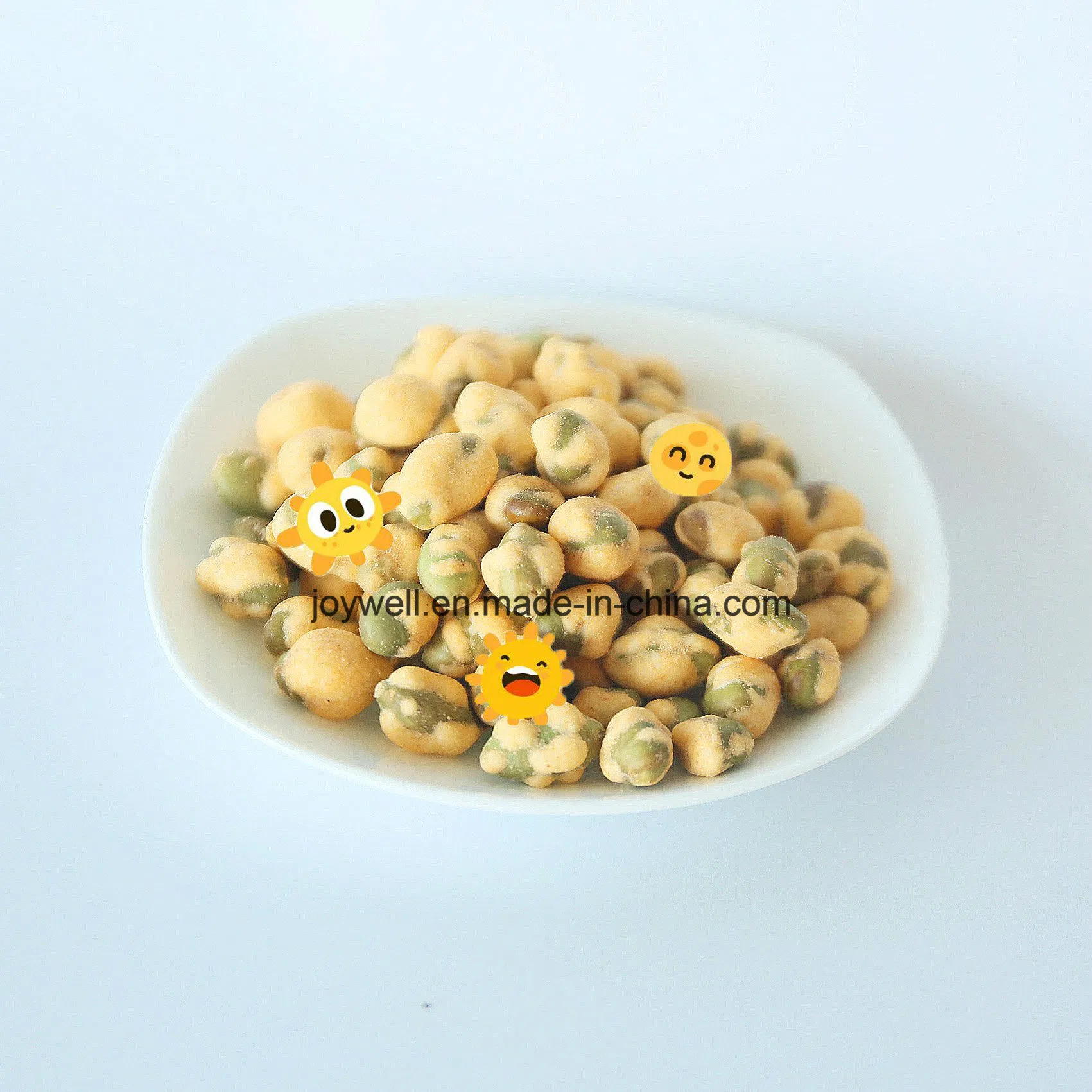 Certificado Kosher Zero Colesterol Sabor Picante Edamame Torrado em Camada de Feijão Verde Snack