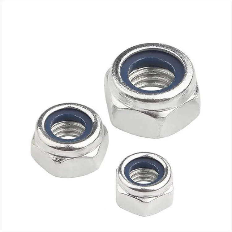 Porca de Aço Inoxidável 304 de Nylon Antifuga