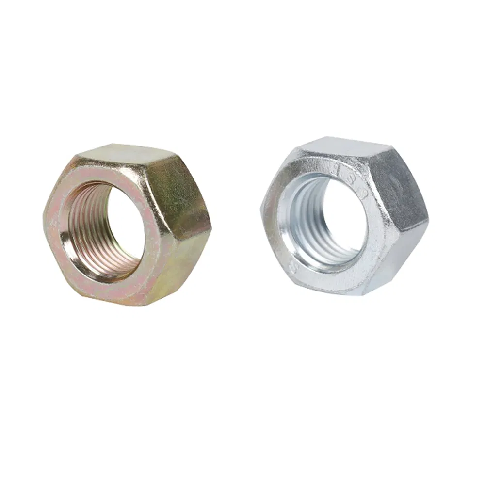Aço Carbono M8 M10 M16 Grau 4.8 8.8 10.9 12.9 DIN 934 Porca Hexagonal