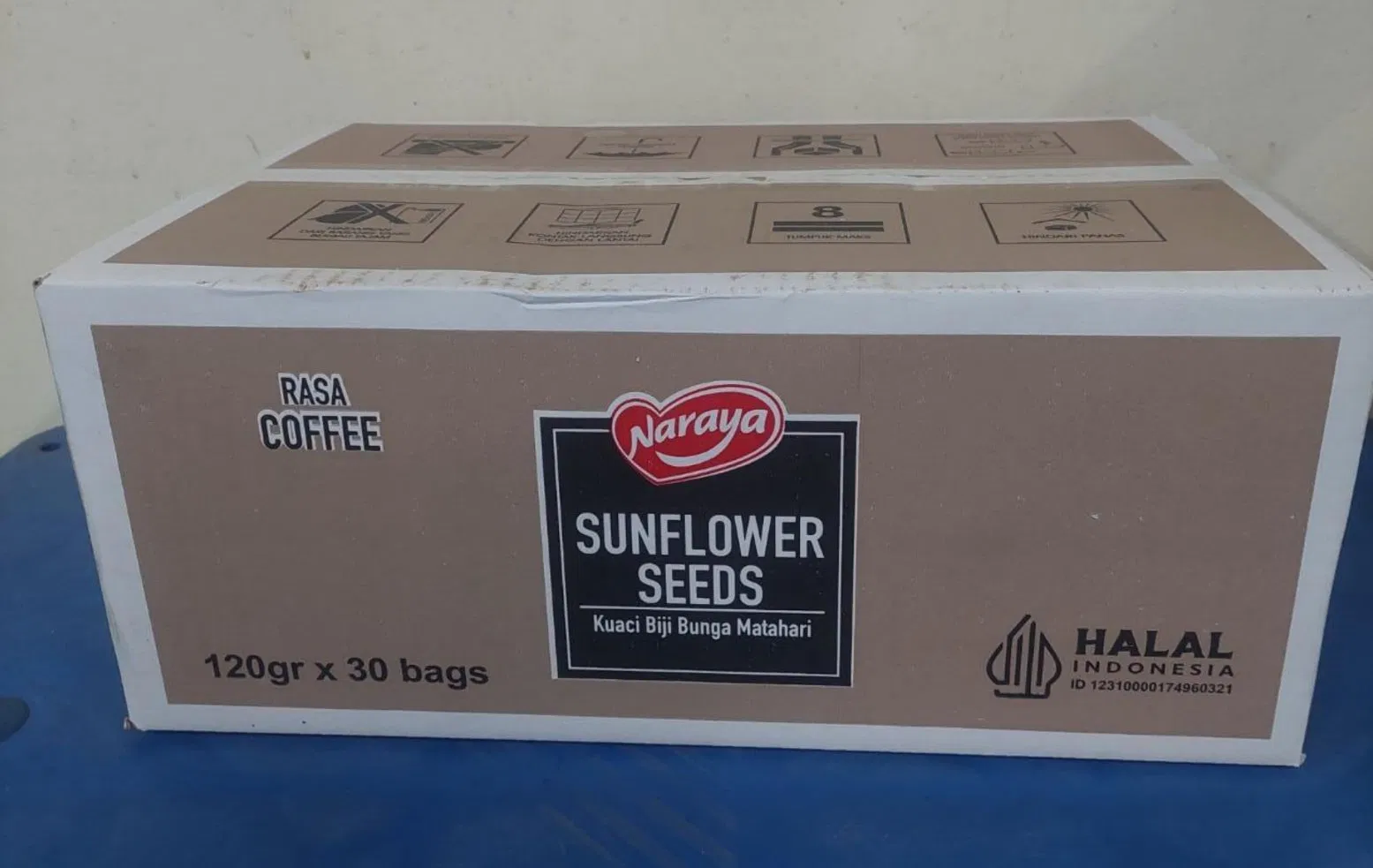 Sementes de girassol torradas com sabor de café chinês, com grãos de café reais, para venda por atacado