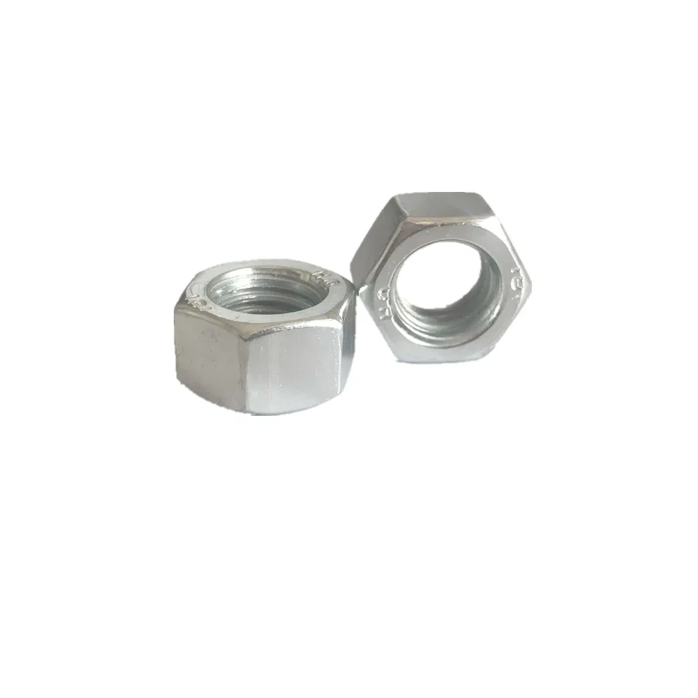 Aço Carbono M8 M10 M16 Grau 4.8 8.8 10.9 12.9 DIN 934 Porca Hexagonal