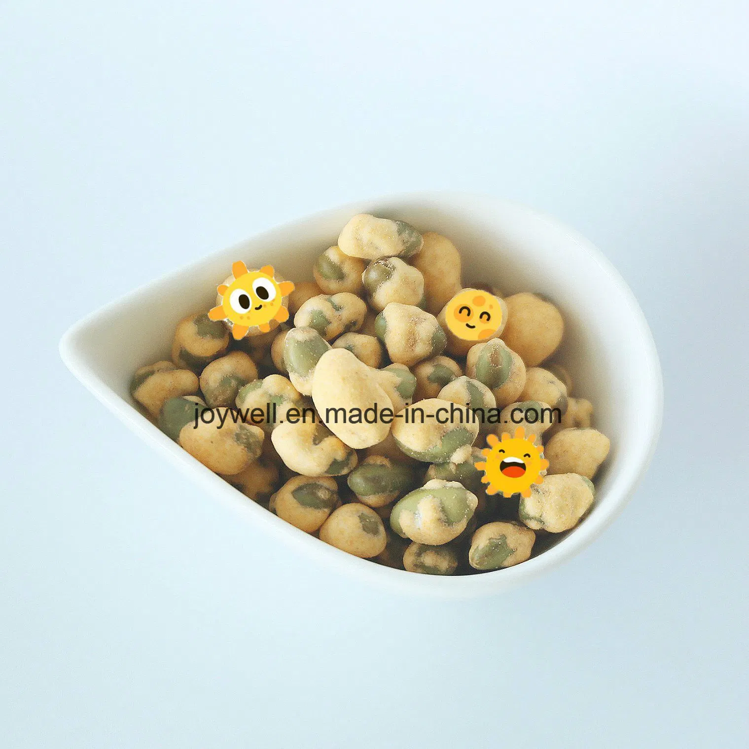 Certificado Kosher Zero Colesterol Sabor Picante Edamame Torrado em Camada de Feijão Verde Snack
