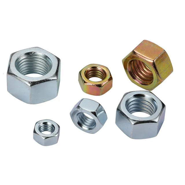 Porca Hexagonal ASTM A194 Gr 2h Porca de Travamento HDG com Cera Azul