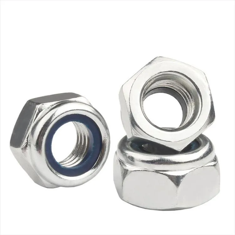 Porca de Aço Inoxidável 304 de Nylon Antifuga