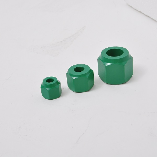Porca Hexagonal ASTM A194 Gr 2h Porca de Travamento HDG com Cera Azul