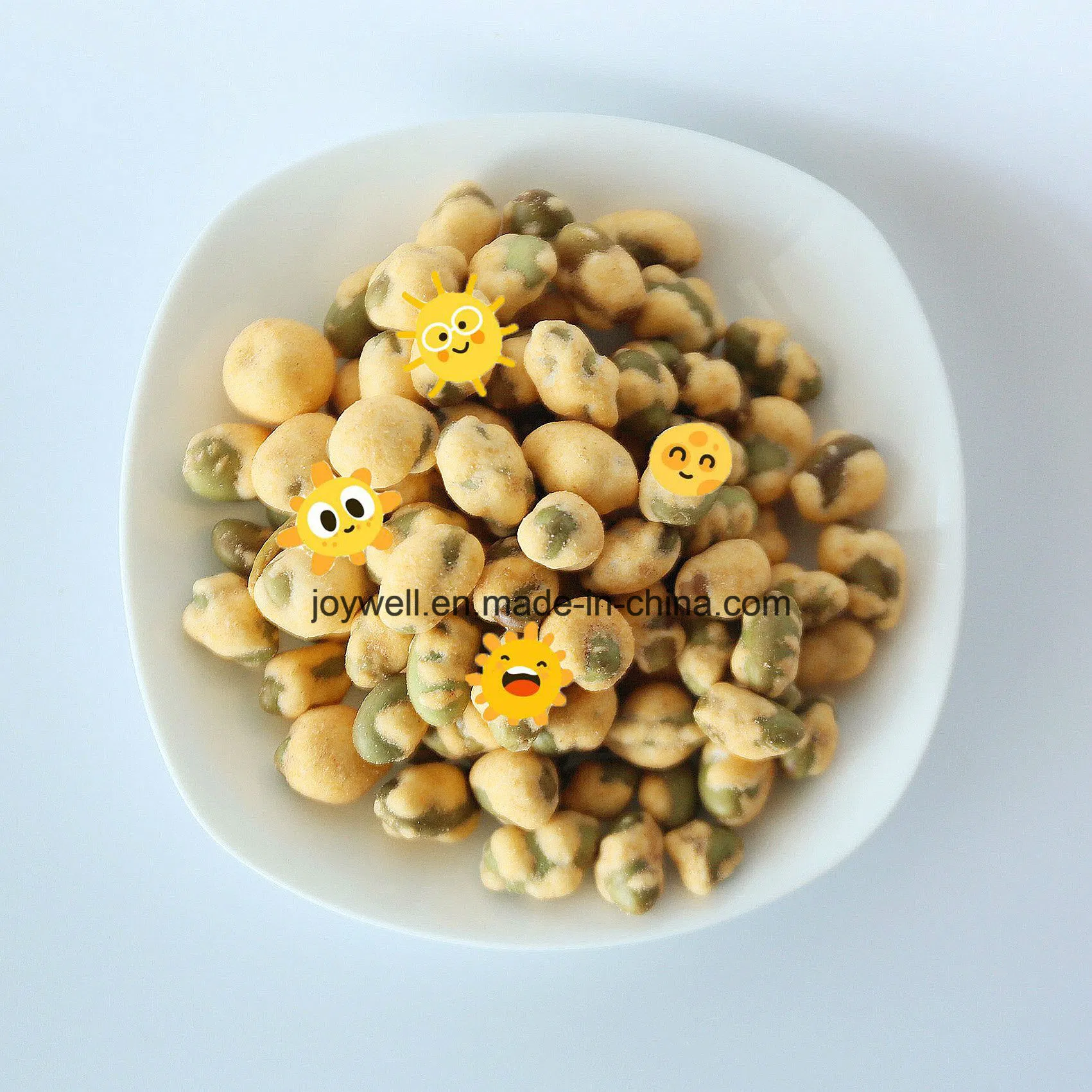 Certificado Kosher Zero Colesterol Sabor Picante Edamame Torrado em Camada de Feijão Verde Snack