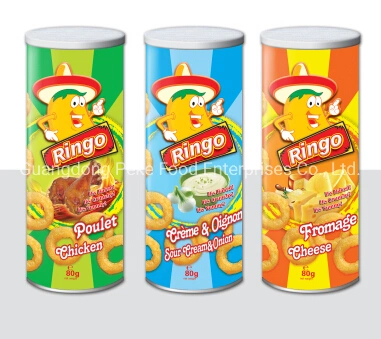 60g Snacks de Lata Bolas de Queijo Anéis de Frango Anéis Super Bolas Chill Palitos de Wasabi Palitos de Queijo, Tamanho do Varejista com Designs Atraentes (Design Grátis)