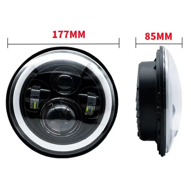 Headlight 7inch Round 5