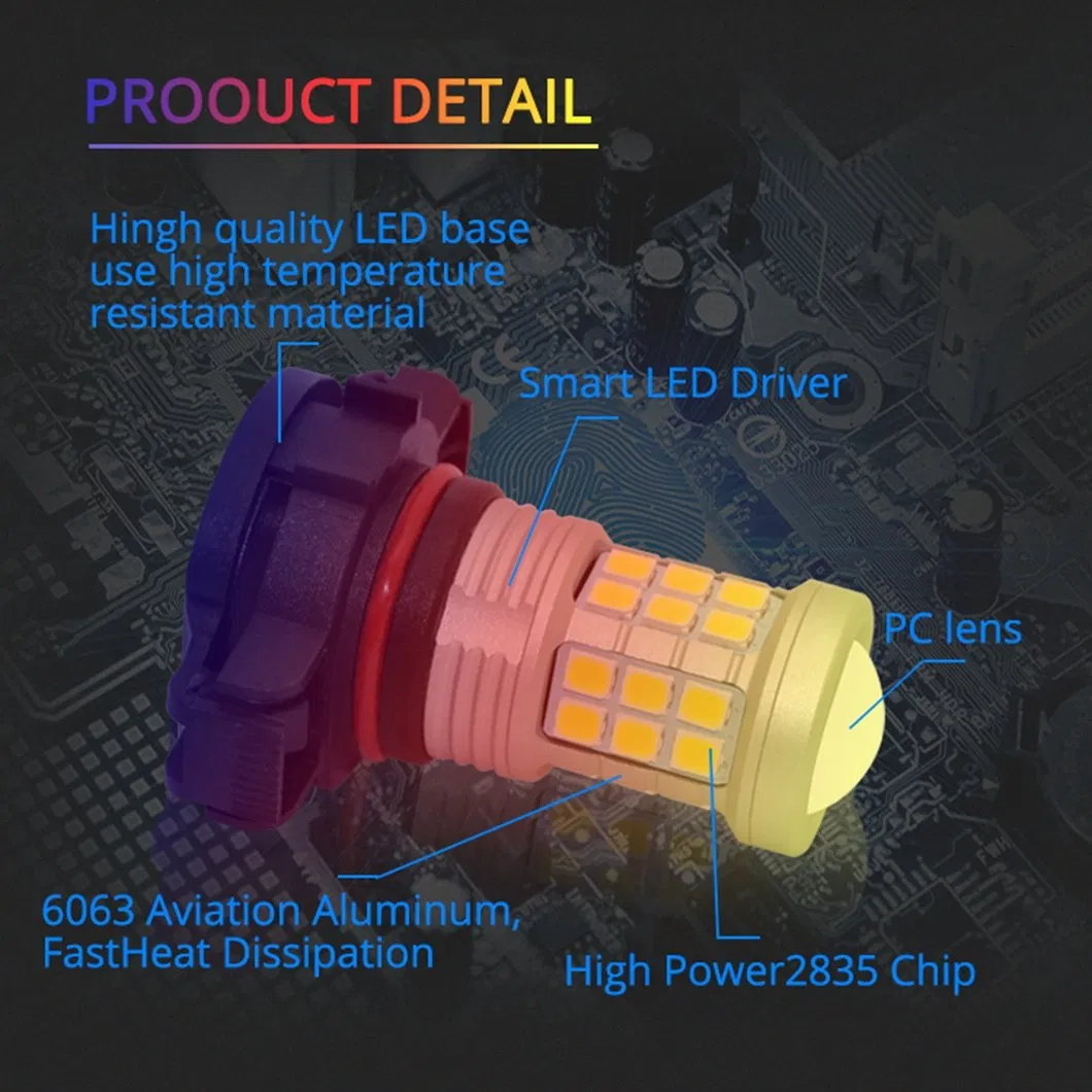 G-View V36 2835 SMD Chip Light Lens SUV Car LED Rear Motorcycle Fog Lights