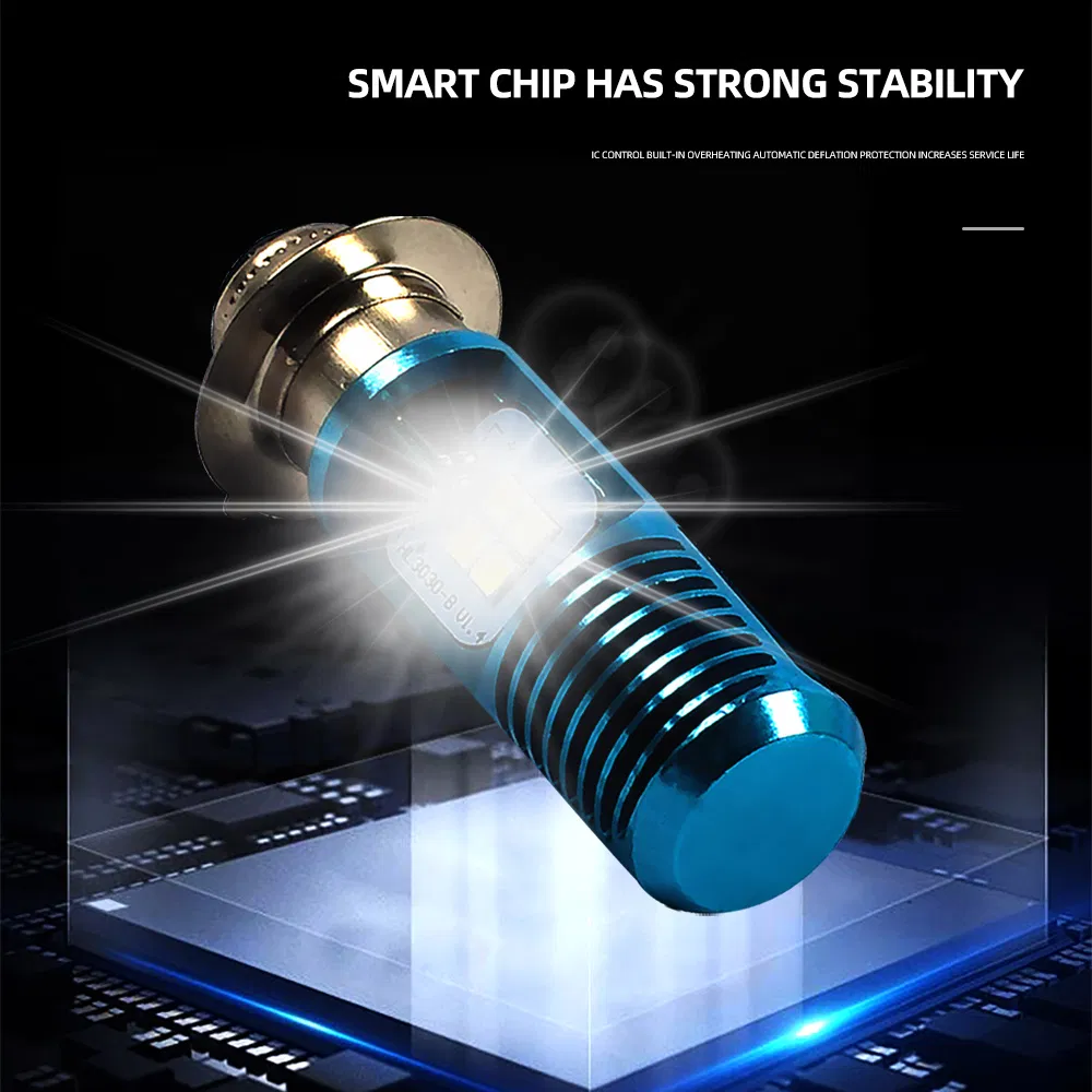 Motorcycle H4 LED Fog Bulb Light Headlight Strobe Light Motor Bike Accessories