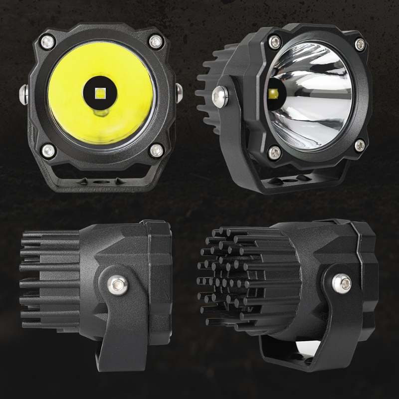 3 Inches Fog Lights LED Driving Beam Offroad Vehicle Laser Spotlight Roof Front Bumper Strong Auxiliary Light