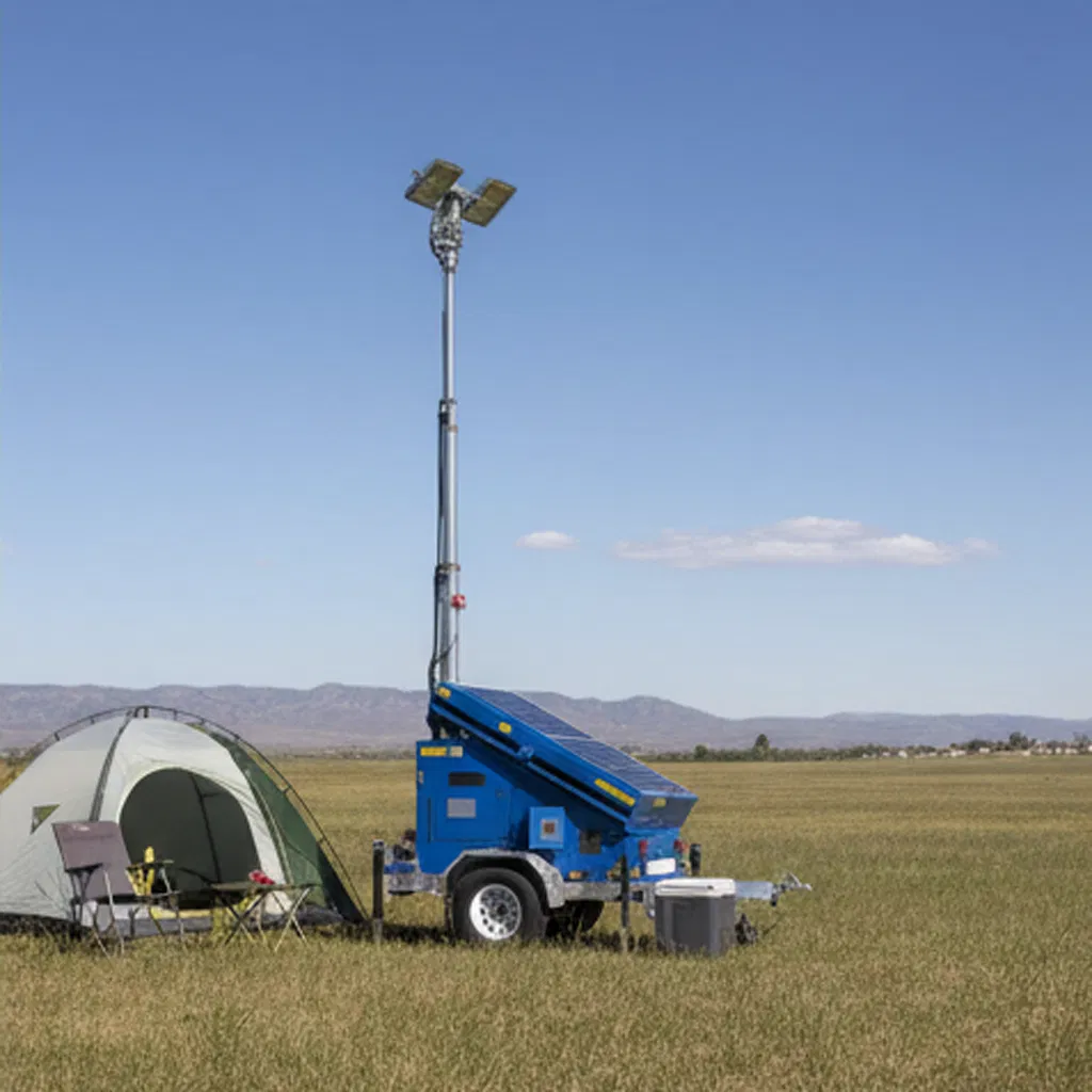 Solar Home Marine Kit LED Outdoor Lighting Tower System DC48V