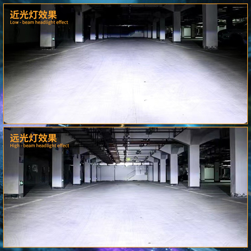 High Power H4 LED Projector Lens for Motorcycle Car High Low Beam Laser Csp LED Headlight Bulbs