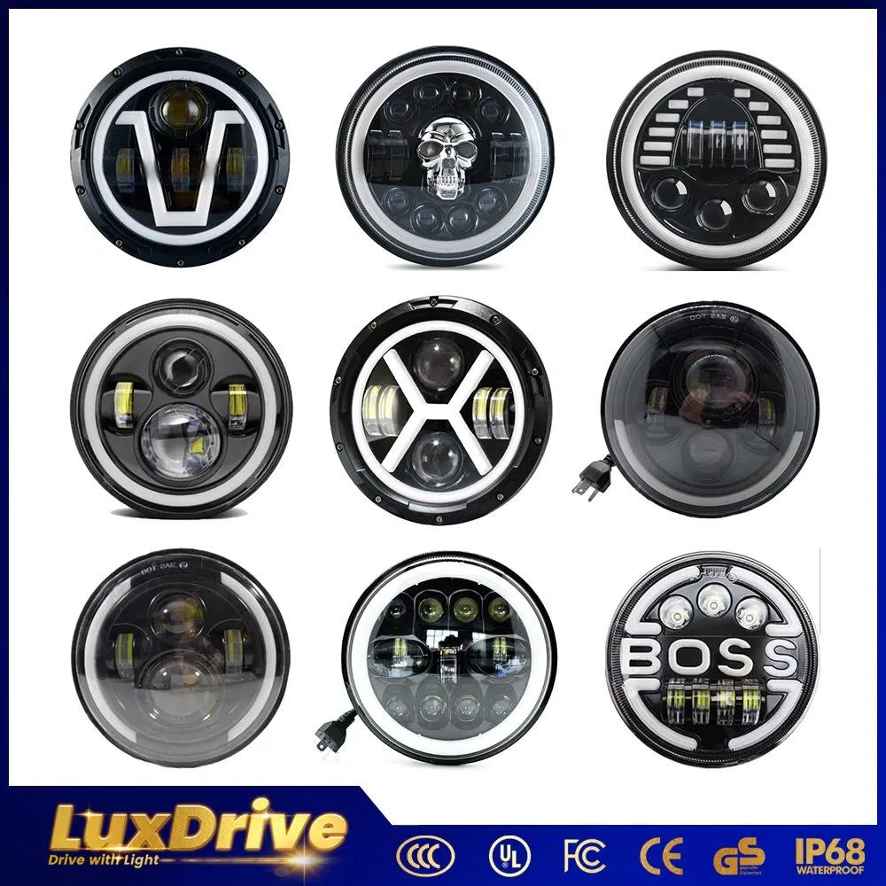 New Design 7 Inch LED Work Light Auto Lamp Truck Car LED Headlight LED Car Light LED for Bus SUV Truck off Road LED Headlamp