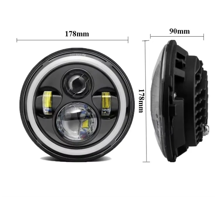 LED Headlight Detail 2