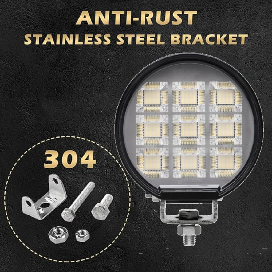 5.0 Inch 144W 11000lm Truck Tractor Vehicle Driving LED Flood Work Light