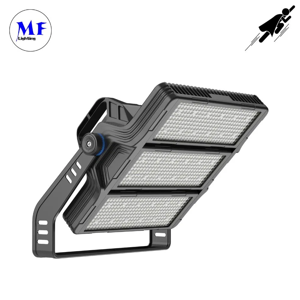 ETL RoHS IP66 Weatherproof Outdoor Lighting 400W 800W 1200W 1800W High Power High Mast LED Flood Light for Construction Site Temporary Work Area Port Harbor