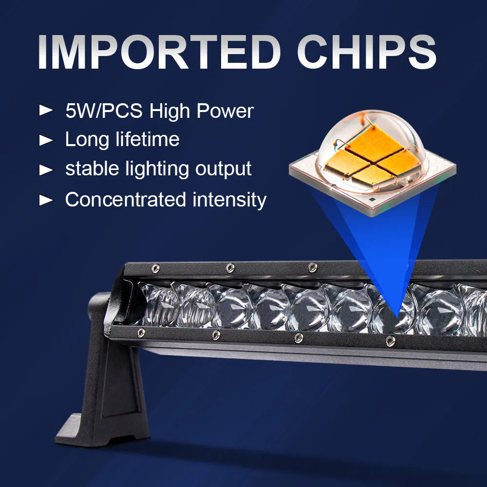 Bkr LED Light Bar Super Bright off Road LED Light 50W off Road LED Light Bar Truck Ballas LED Car LED Strip Light