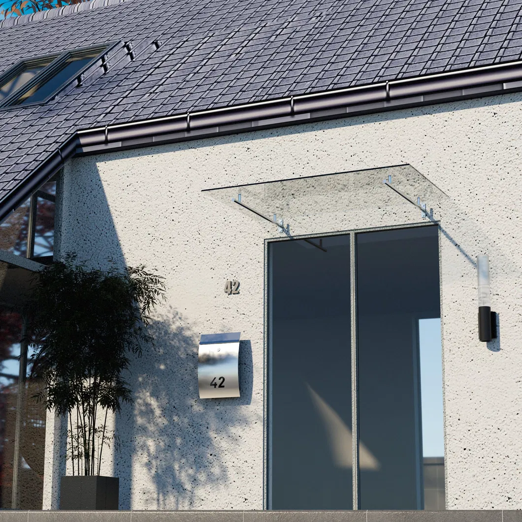 Frameless Glass Door Canopy System 2