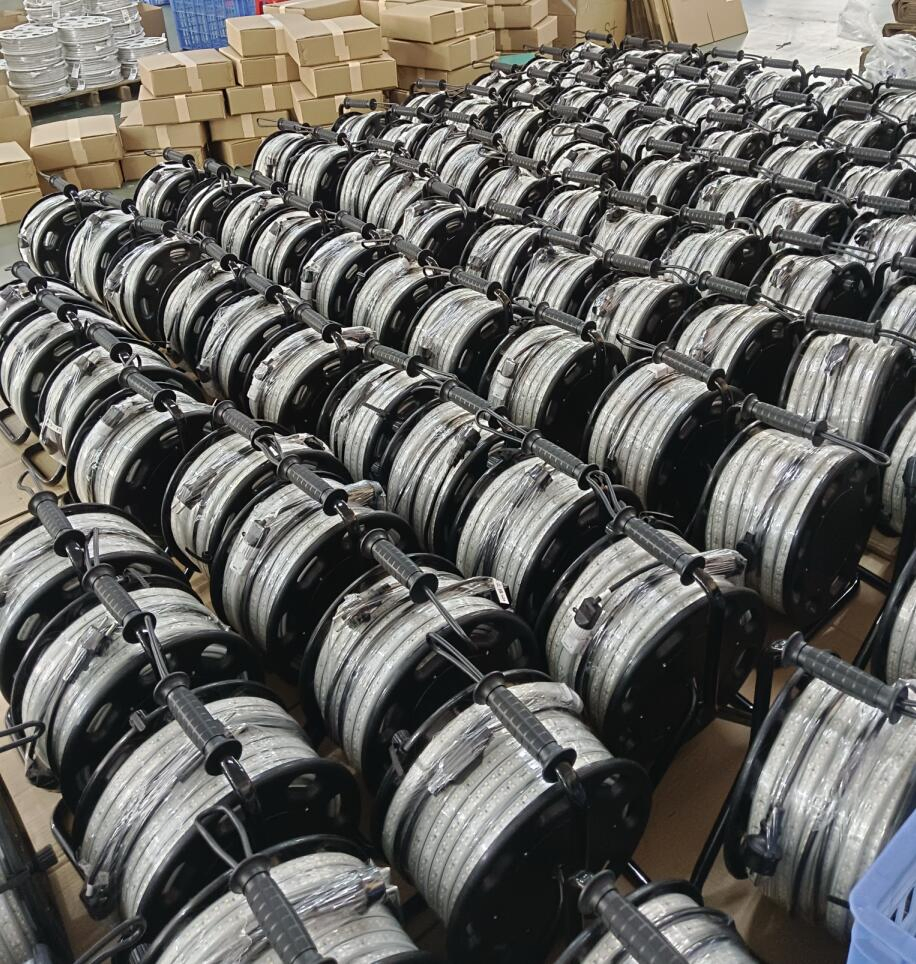 Worklight Construction Building Industrial Lighting Shipyards Tunnels 25m 50m Portable Reel Drum Kit LED Strip Light