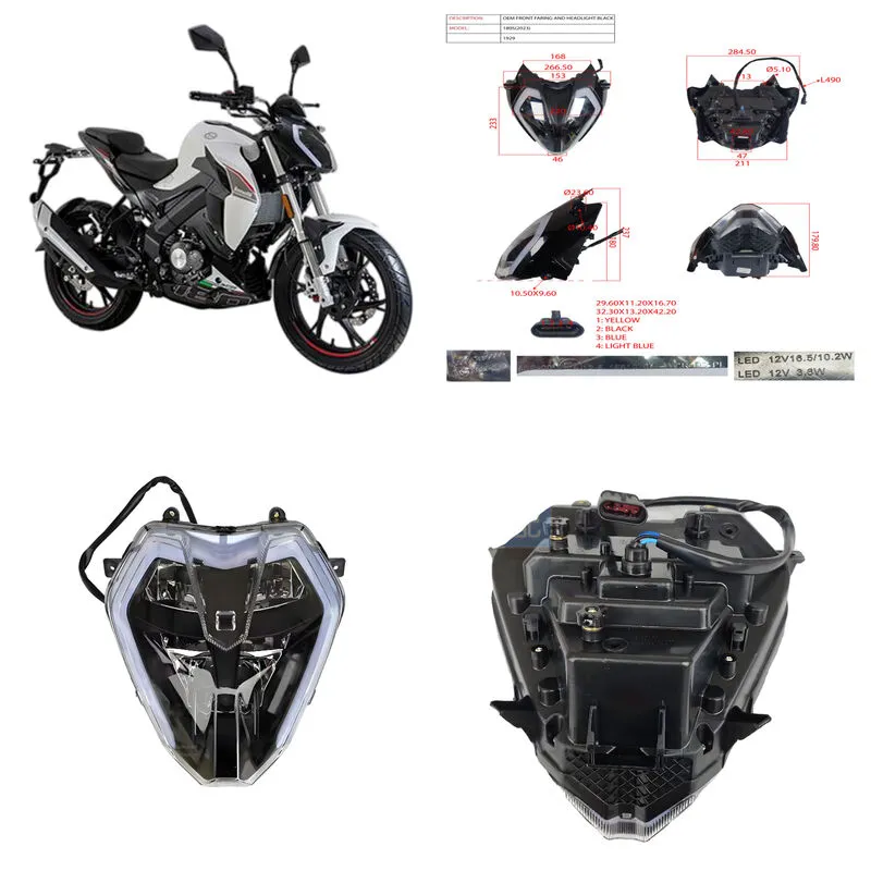 Motorcycle Headlight 1