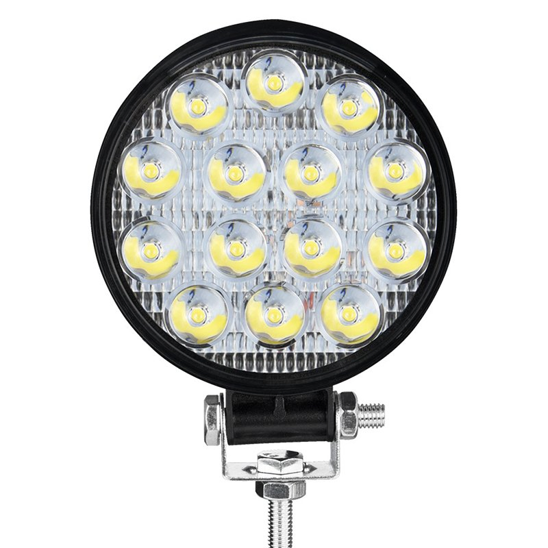 4 Inch 42W Round LED Work Light Spotlight for 4X4 Offroad ATV UTV Truck Tractor Motorcycle Driving Fog Lights