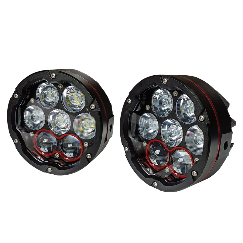 Motorcycle Headlight 190W LED White Light Yellow Light Horn Flash Fog Light CE Certification