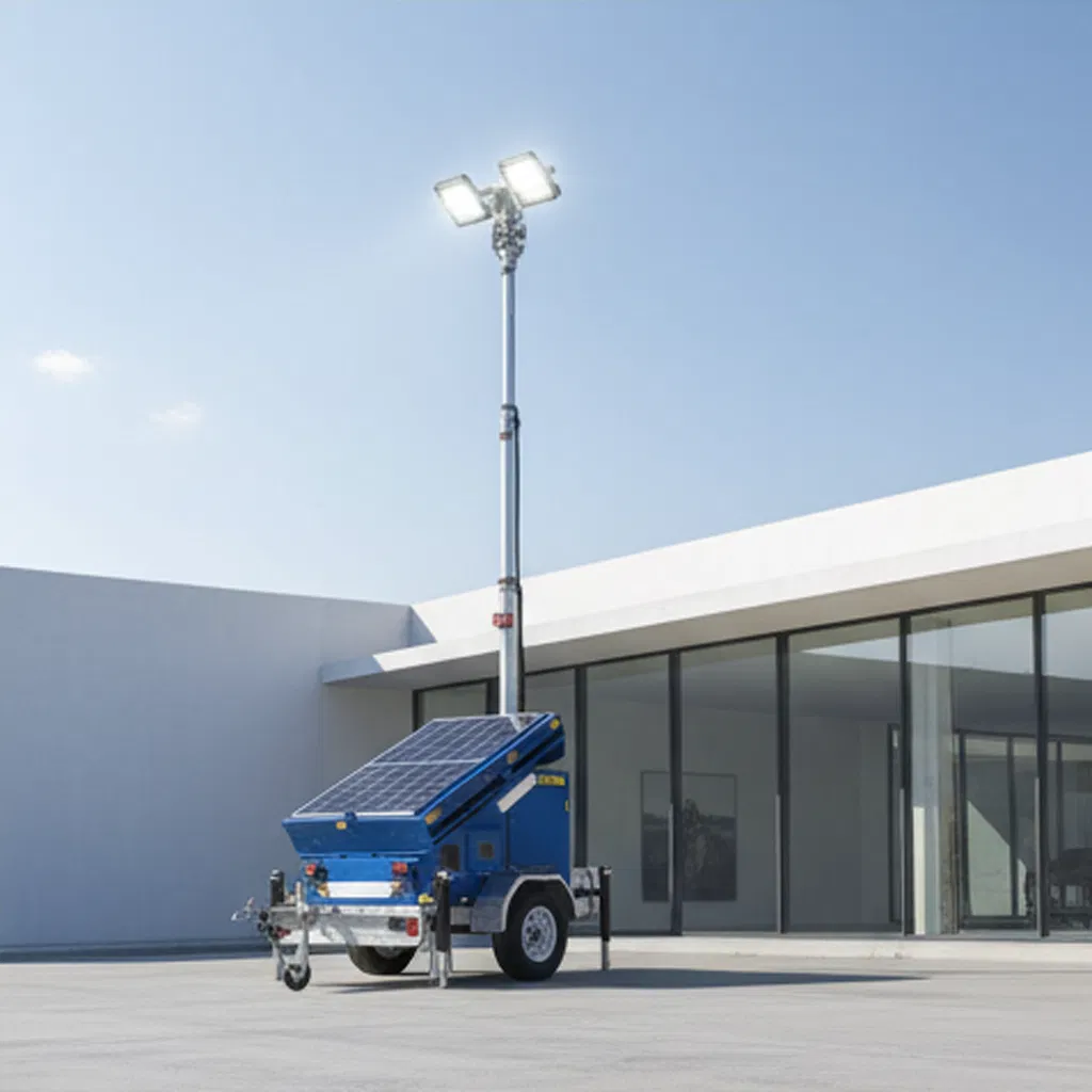 Solar Home Marine Kit LED Outdoor Lighting Tower System DC48V